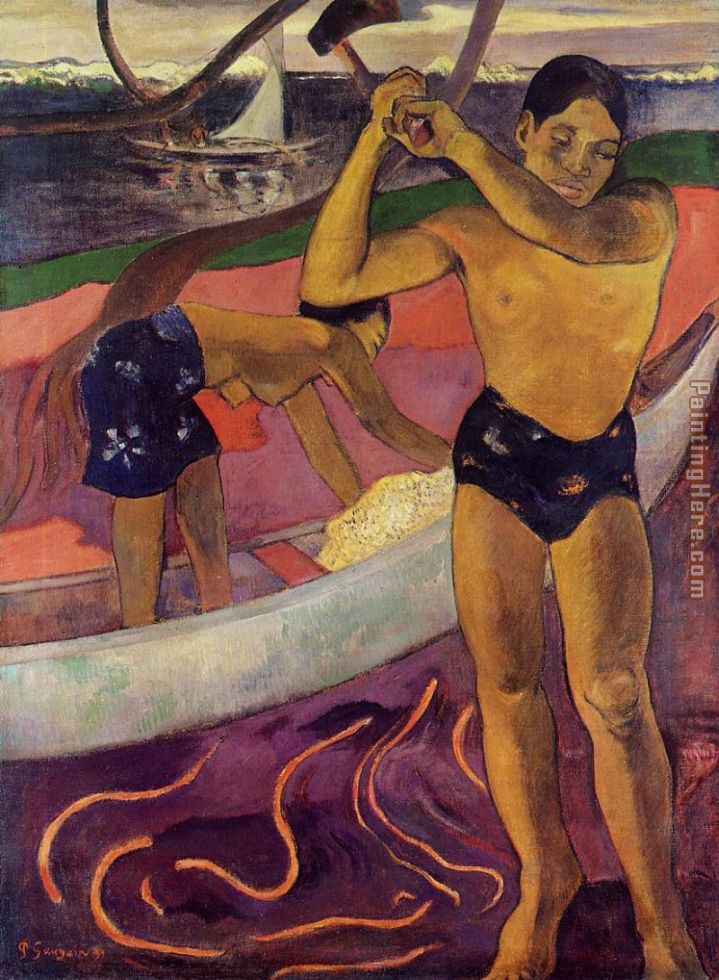 Paul Gauguin Man with an Ax